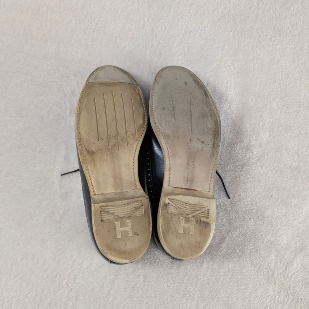 Hyde Vintage Black & White Wingtaill Bowling Oxfords Shoes - Size 8 - Picture 10 of 13
